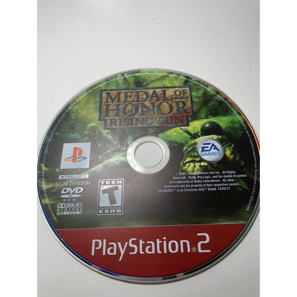 Medal of Honor: Rising Sun (PlayStation 2, 2003) PS2 Tested